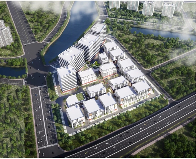 浦仪公路旁，竖起产业新地标